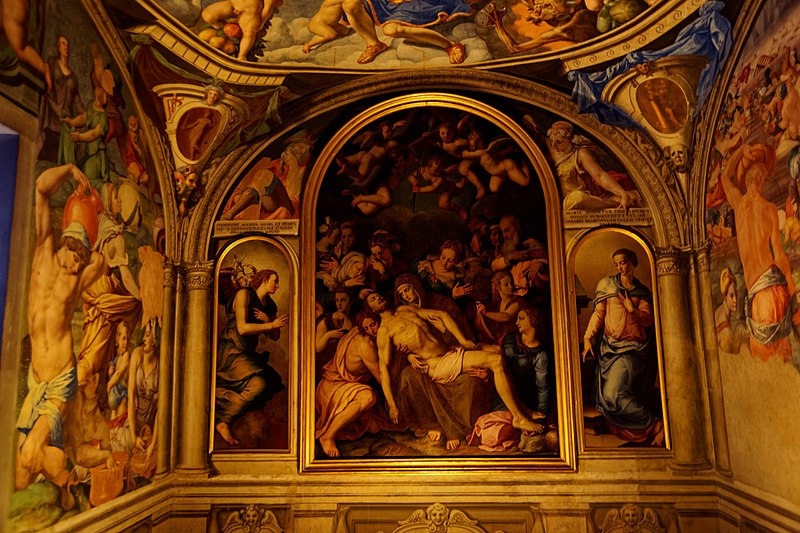 File:Firenze - Florence - Palazzo Vecchio - 2nd Floor - Cappella di Eleonora - Pietà 1564 by Agnolo Bronzino.jpg