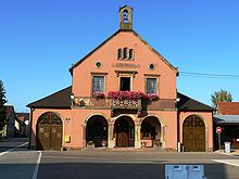 Ang balay sa komunidad sa Hesensheim