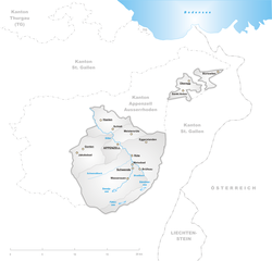 Peta Kanton Appenzell Innerrhoden