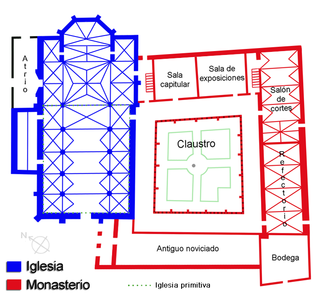 Church and monastery plan (Planta de la iglesia y el monasterio)