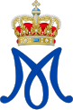 Monogramme de la reine Caroline-Mathilde.