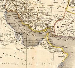 Location of Persian Gulf Residency