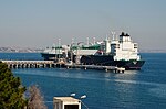 Un méthanier dans le terminal de Marmara.