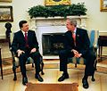 José Manuel Durão Barroso, Prime Minister of Portugal, in the Oval Office, 6 Jun 2003