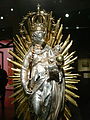 Baroque silver statue of the Virgin