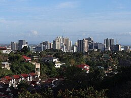 View of Cebu Business Park from Beverly Hills