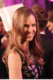 Hilary Swank ve Vídni v roce 2013.