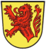 Echterdingen („In Gold ein oberhalber roter Löwe.“)