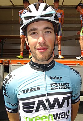 Guérin voor aanvang van de Memorial Philippe Van Coningsloo 2015.