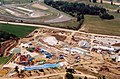 Az Aquapark légi felvételen, háttérben a Forma 1-es Hungaroring pálya