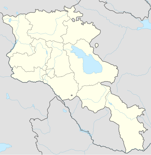 Mapa konturowa Armenii