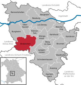 Ehekirchen - Localizazion