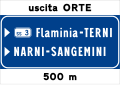 Cartello di itinerario