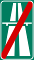 Fine autostrada