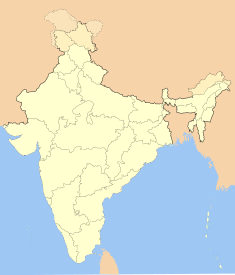 Map indicating the location of Gorakhpur