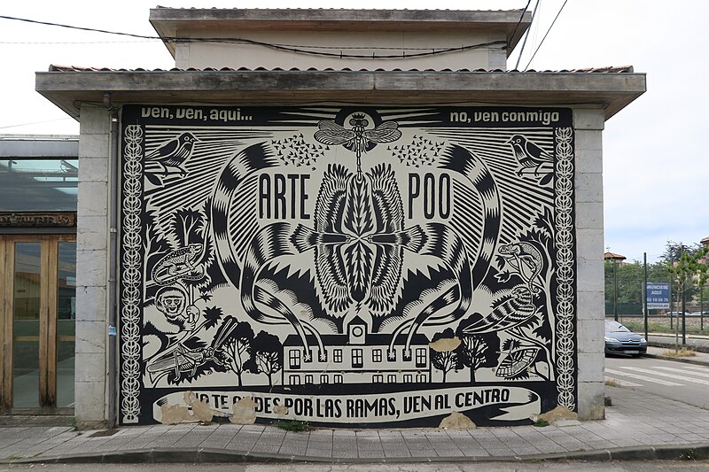 File:Poo (Llanes), mural.jpg