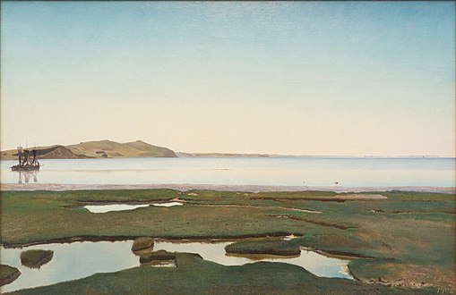 L.A. Ring, Sommerdag ved Roskilde Fjord, 1900, Randers Kunstmuseum