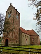 Kerk en toren van Niekerk, voorgevel