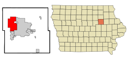 Cedar Falls – Mappa