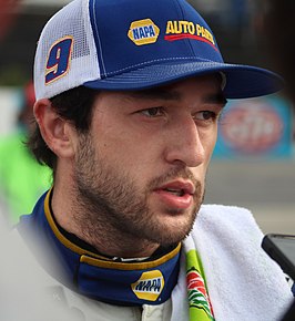 Elliott op Martinsville Speedway in 2019