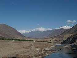 The سند (رود) near Chilas