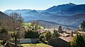 Lo castèl de Montsegur luènh.