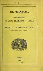 Miniatura para Archivo:!Justicia!- y no por mi casa - comedia en un acto y en verso, escrita expresamente para el beneficio de Matilde Díez (IA justiciaynopormi479rete).pdf