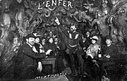 Antonin performing as Méphisto at Cabaret de l'Enfer