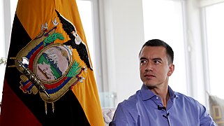 El presidente de la República Daniel Noboa Azin mantuvo una entrevistas con Telemundo en Guayas, 12 de enero de 2024 - 2.jpg