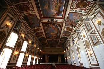 Der heutige Haydnsaal im Schloss Esterházy in Eisenstadt