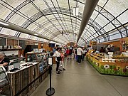 Market tent inside