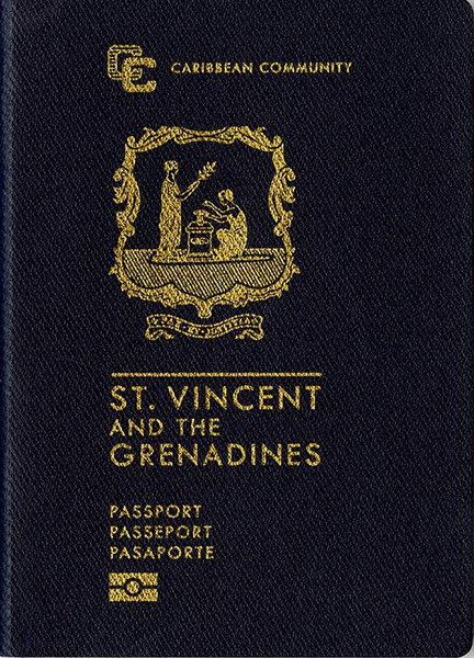 File:Saint Vincent and the Grenadines passport cover.png