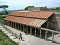 Zweischiffige Portikus der Mysterienvilla bei Pompeji