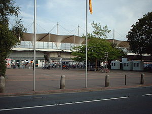 Blick auf das Marschwegstadion