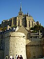 Le mont Saint-Michel (édifié dès le Xe siècle).