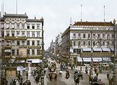 Unter den Linden gatvė tarp 1890 ir 1900 metų