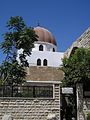 Mausoleum of Sultan Saladin near the northwestern corner of the Umayyad Mosque, in Damascus