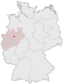 Position of Hamm in Germany