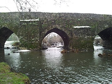 Pont sur l'Èvre à Montrevault-sur-Èvre.