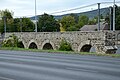 Restored section of the Roman aqueduct at Aquincum