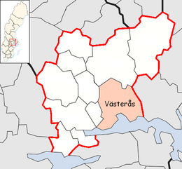 Västerås – Localizzazione