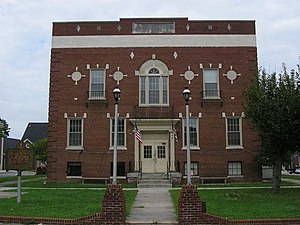 Cumberland County courthouse in Burkesville