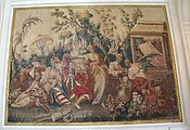 Gobelins tapestry, circa 1680, in the Musée Nissim de Camondo, Paris.