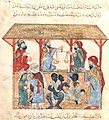 Au marché aux esclaves de Zabid au Yémen, Manuscrit arabe 5847, fol. 105, 1236-1237.