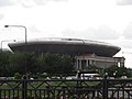 Soldier Field văzut de pe Lake Shore Drive în 2013