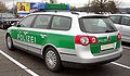 BW Streifenwagen VW Passat in alter grün-silberner Farbgebung