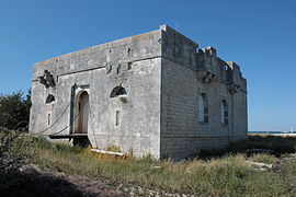 Fort du Grouin, façade sud-ouest.