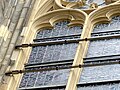 Wall ties at the choir hall window