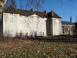 Achterzijde van het kasteel bij Chaudenay