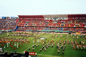 Ceremonia de clausura de la Copa América 2004.